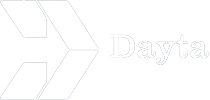 Dayta Logo White Footer